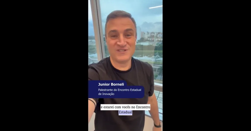 Palestra de Junior Borneli abre "Encontro Estadual de Inovação", dia 15